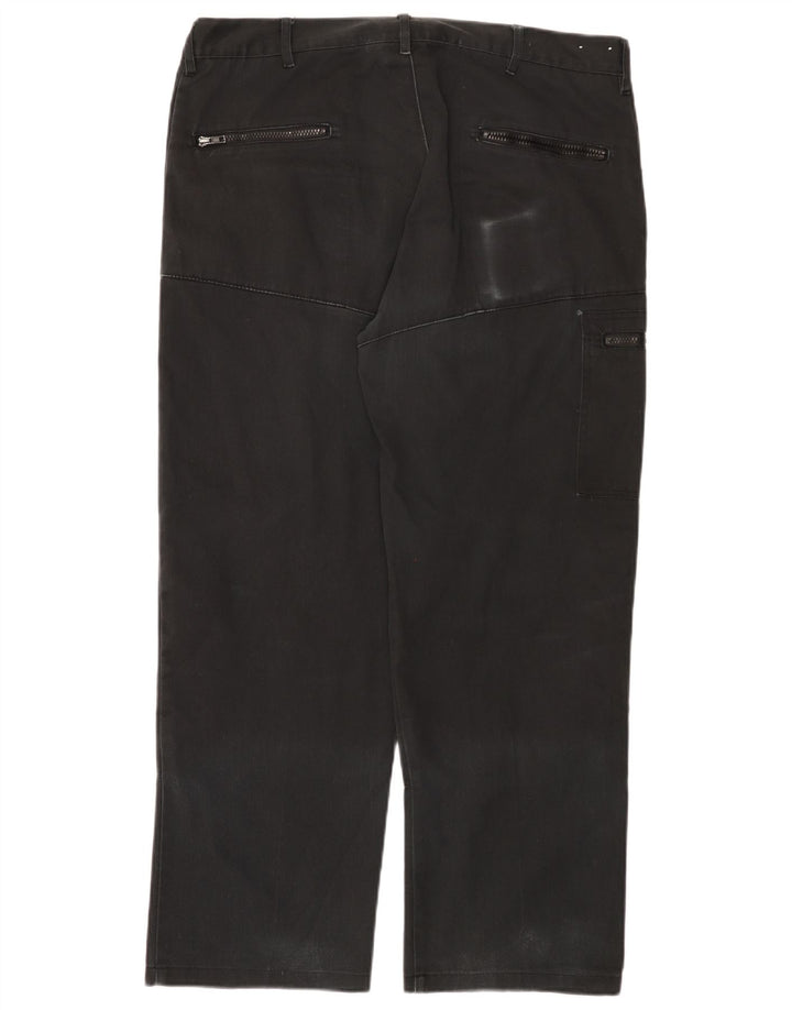 Pantaloni cargo dritti da uomo Dickies W38 L29 poliestere nero