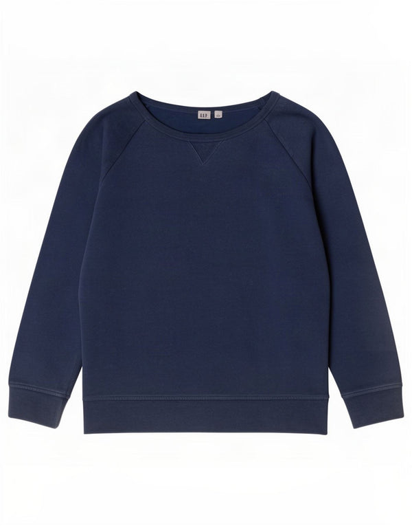 Felpa da donna Gap Jumper UK 14 Cotone blu medio