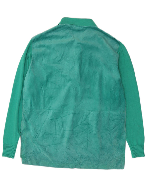 Polo a maniche lunghe da donna Nazareno Gabrielli UK 16 Large Verde