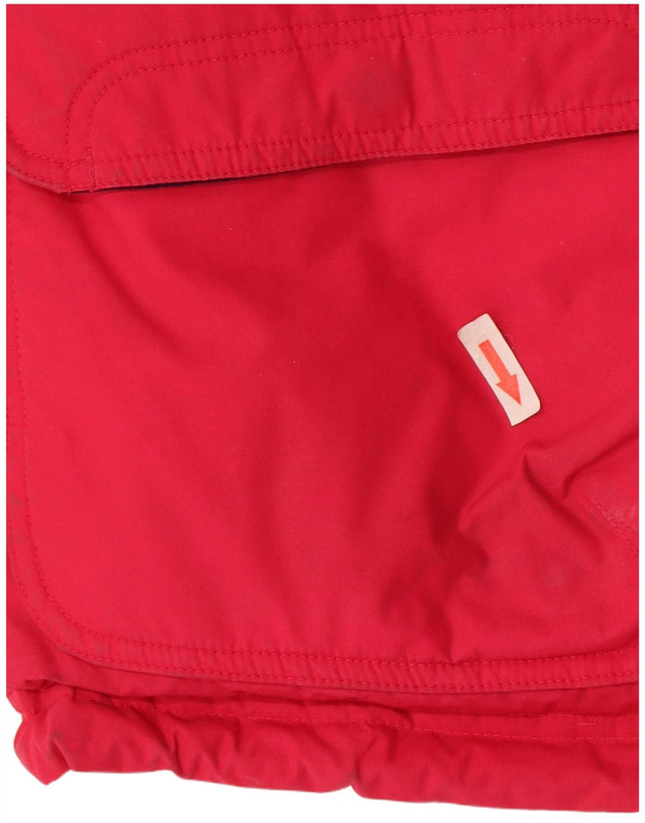Giacca imbottita Diadora da uomo vestibilità ampia UK 36 Small Rosso Colourblock Poliestere