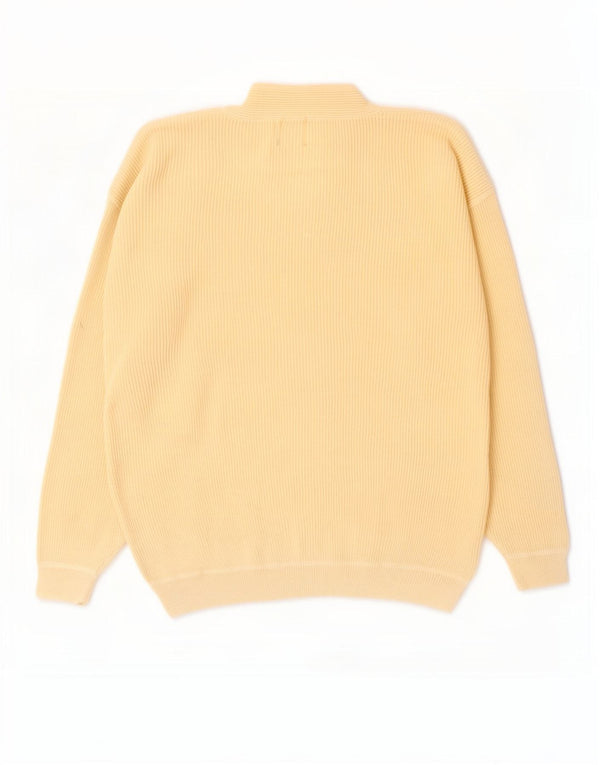 Gap Maglione da uomo con scollo a V vestibilità ampia in cotone beige medio