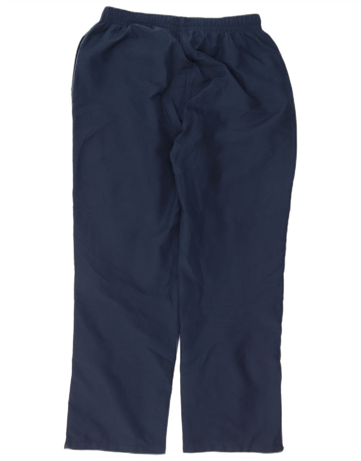 Pantaloni da tuta da uomo Asics grandi in poliestere blu navy
