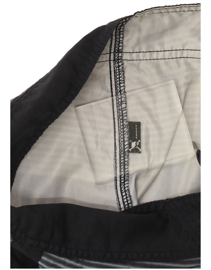 Pantaloncini da bagno da uomo OAKLEY blu medio a righe