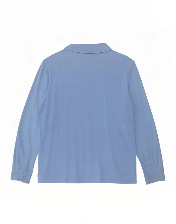 Polo Ralph Lauren Camicia a maniche lunghe da uomo 2XL in cotone blu