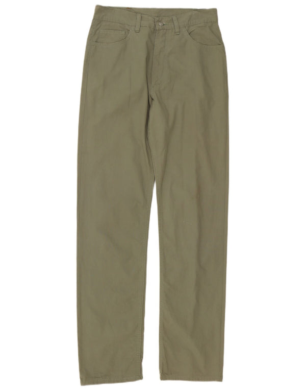 Pantaloni casual dritti da uomo Carrera W33 L34 cotone verde