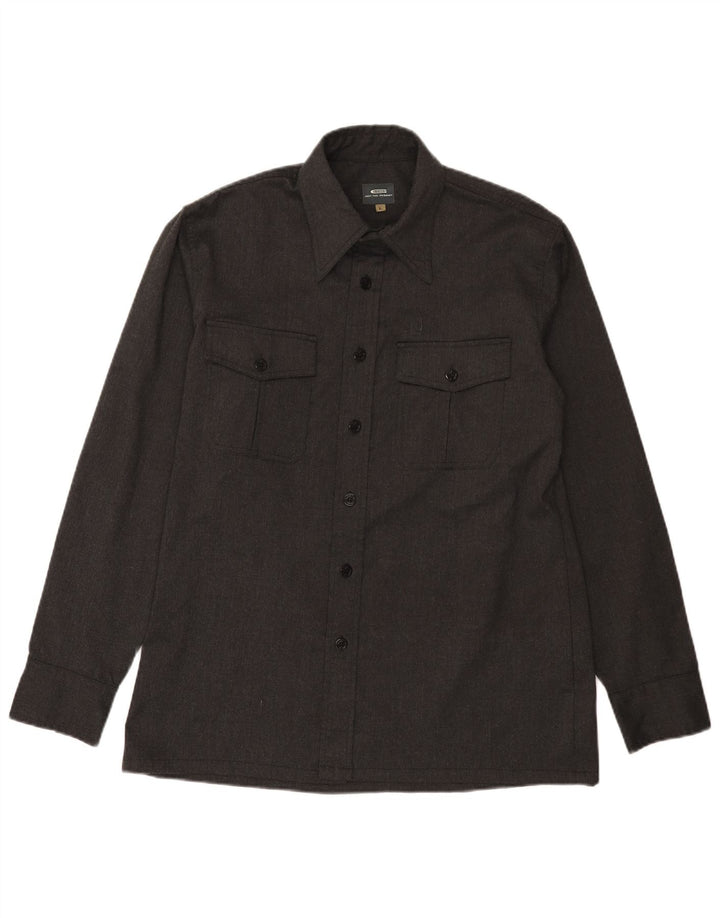 Camicia da uomo G-Star grande poliestere grigio