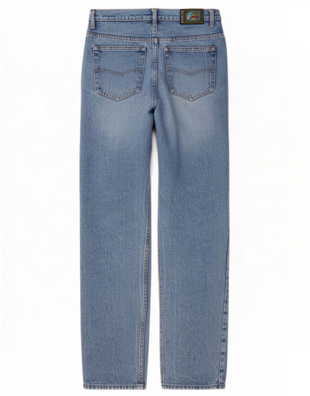Base 92 Jeans affusolati con grafica da uomo IT 48 Medio W32 L34 Cotone blu