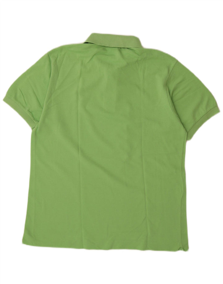 Polo da uomo Lacoste taglia 4 in cotone verde medio