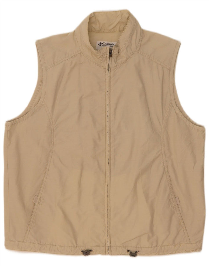 Gilet da donna Columbia UK 16 grande beige