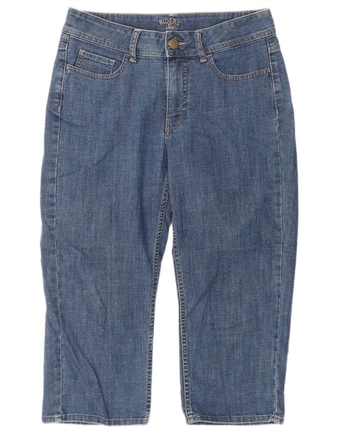Jeans LEE Riders Capri da donna US 8 medio W32 L20 cotone blu