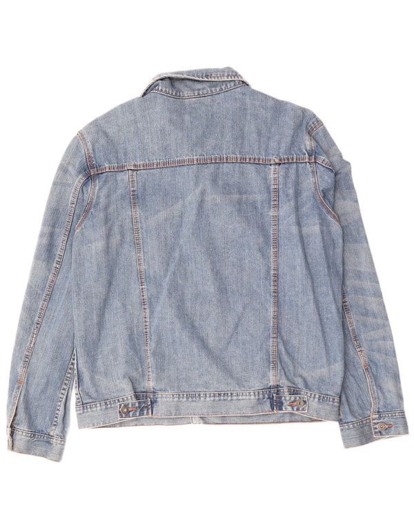 JOHN BANER Giacca di jeans da uomo UK 44 2XL Cotone blu