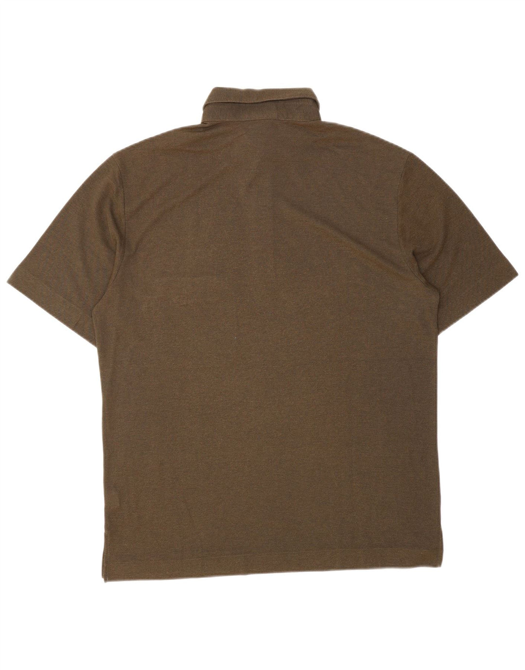 BENETTON Mens Polo Shirt Medium Khaki