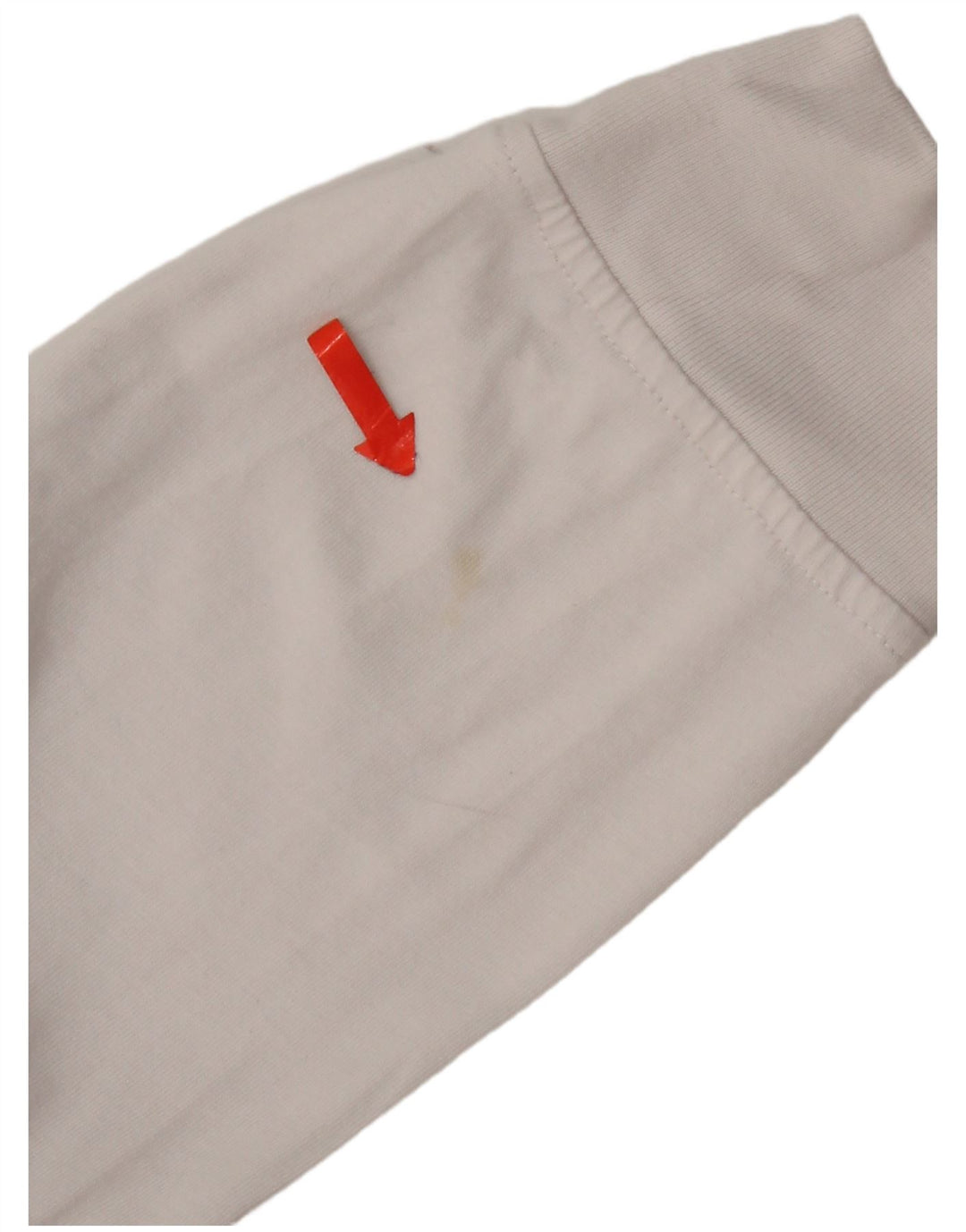 Converse Top grafico da uomo a maniche lunghe in cotone bianco medio