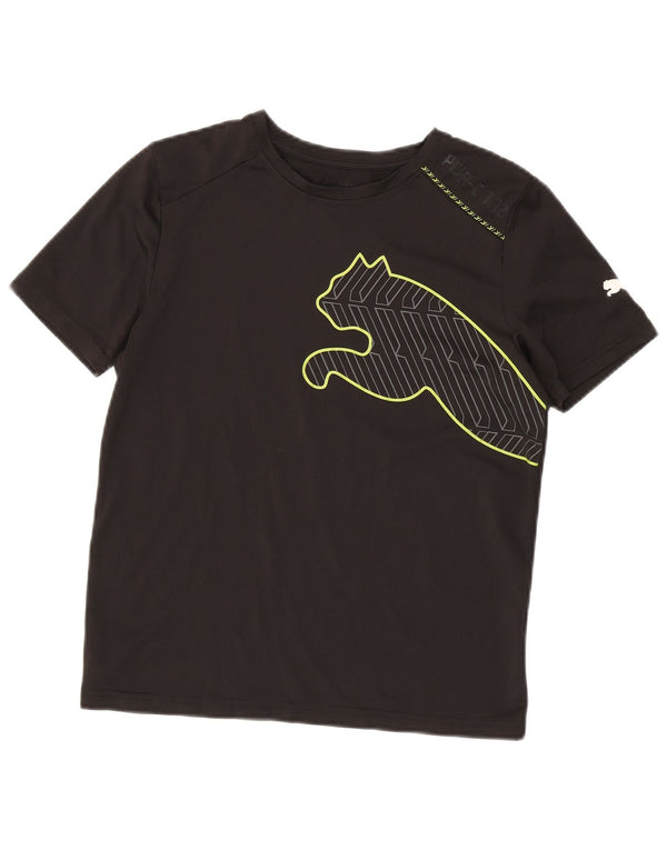 T-shirt grafica da donna Puma UK 12 media nera