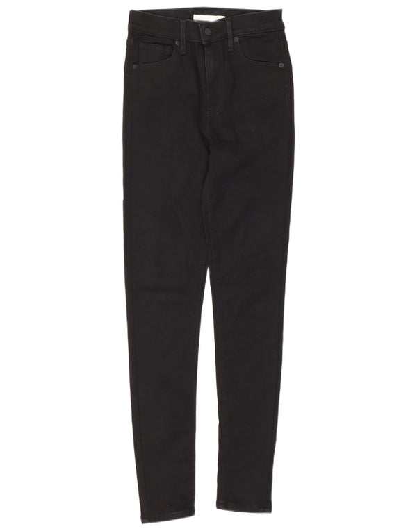 Jeans Levi's Mile High Super Skinny da donna W26 L30 cotone nero