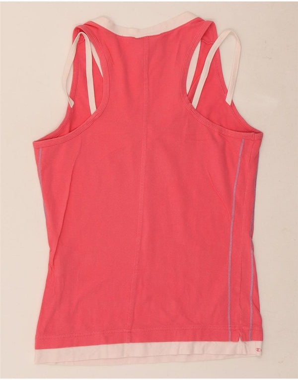 Canotta grafica Champion da donna Performance UK 14 Large Pink Colourblock