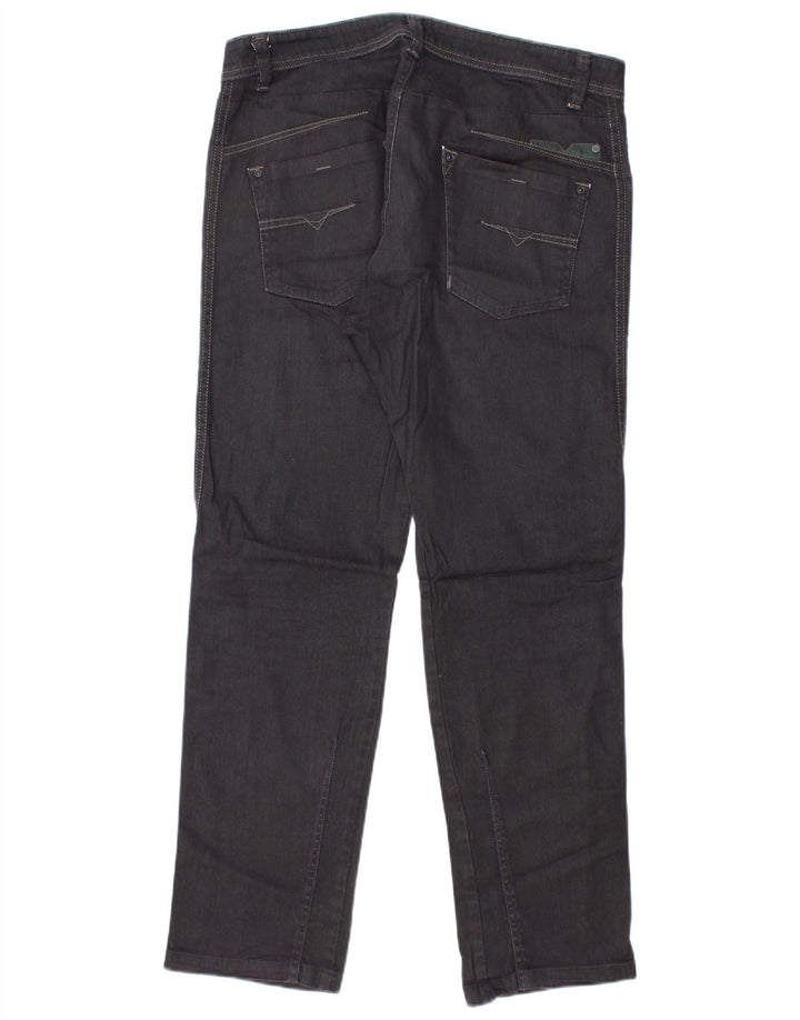 Jeans dritti da uomo DIESEL W33 L30 cotone grigio