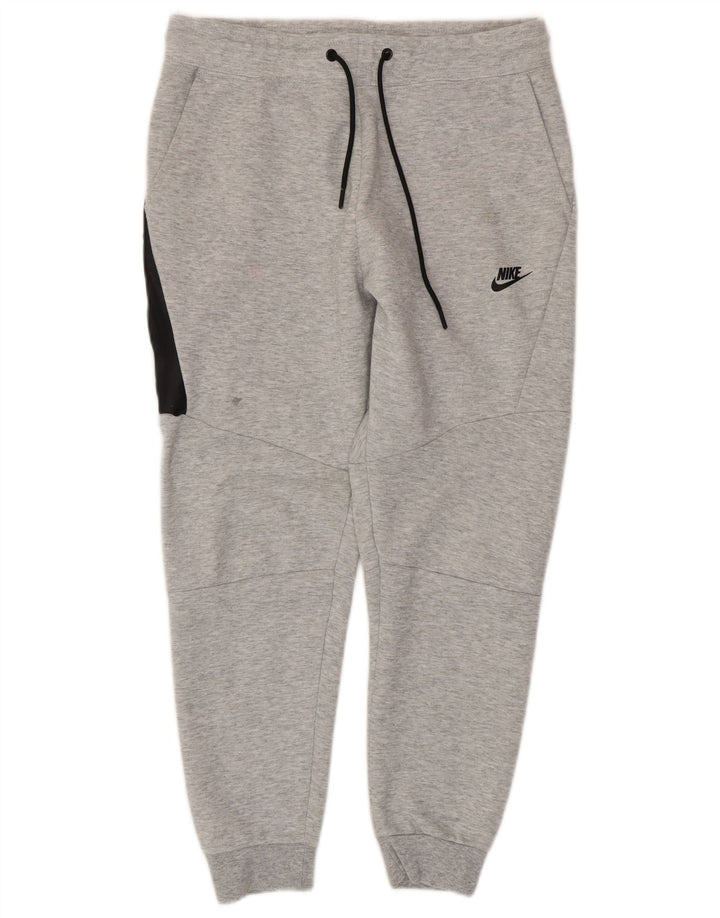 Pantaloni da tuta da uomo NIKE Joggers in cotone color block grigio medio