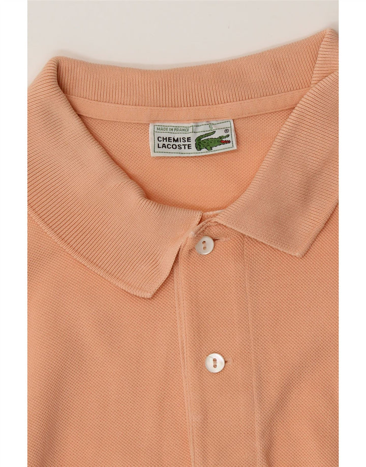 Polo da uomo LACOSTE taglia 5 grande in cotone arancione