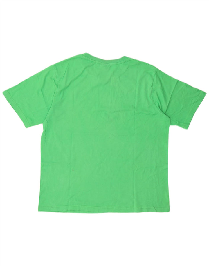 T-shirt grafica da uomo Nike Top UK 45/47 grande cotone verde