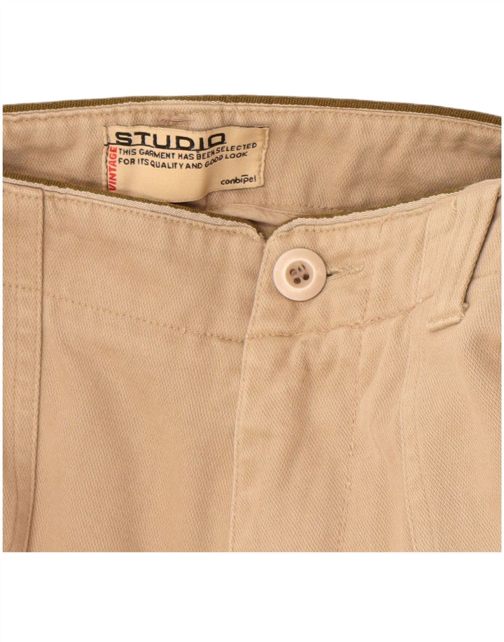 CONBIPEL Pantaloni Chino Dritti da Uomo IT 50 Large W32 L31 Cotone Beige