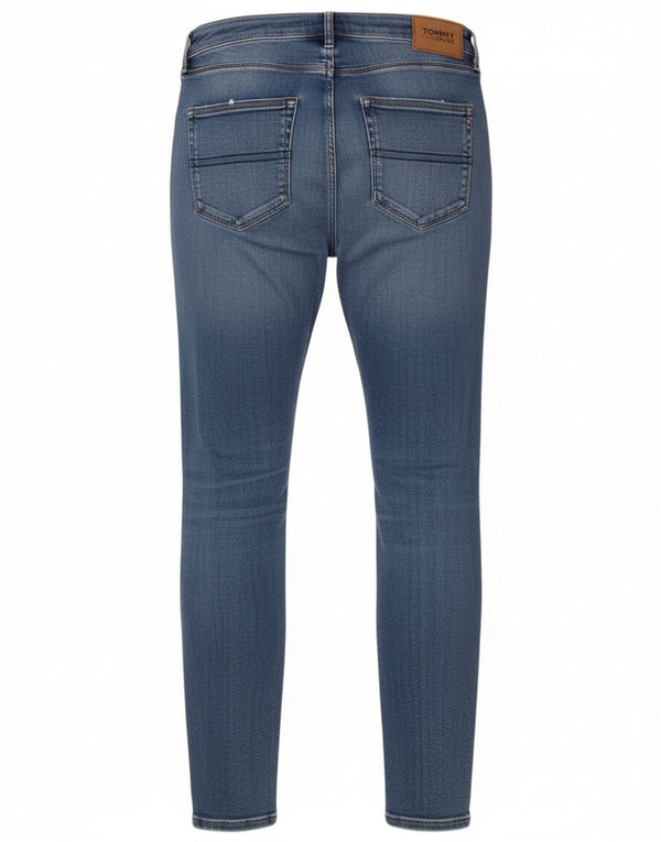 Tommy Hilfiger Donna Sylvia Jeans super skinny a vita alta W27 L30 Blu