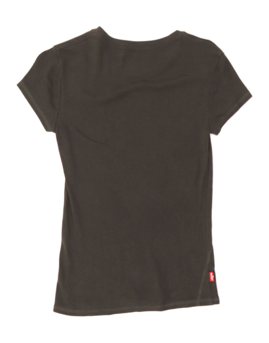 LEVI'S Womens T-Shirt Top UK 10 Small Black Vintage Levi's and Second-Hand Levi's from Messina Hembry 