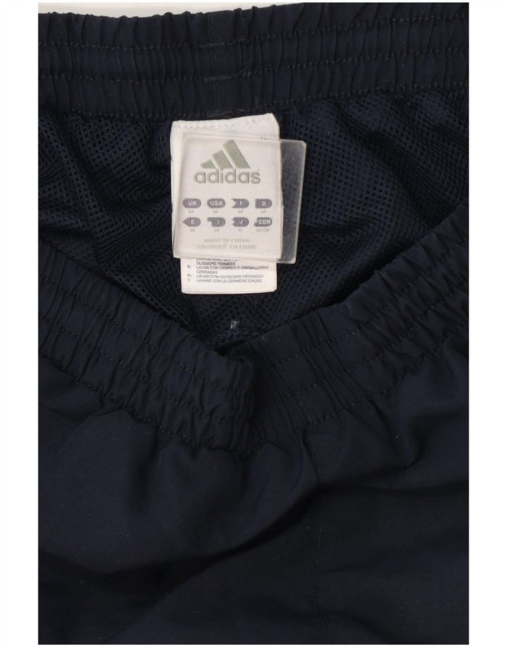 Pantaloni da tuta da uomo Adidas Joggers medi in poliestere blu navy