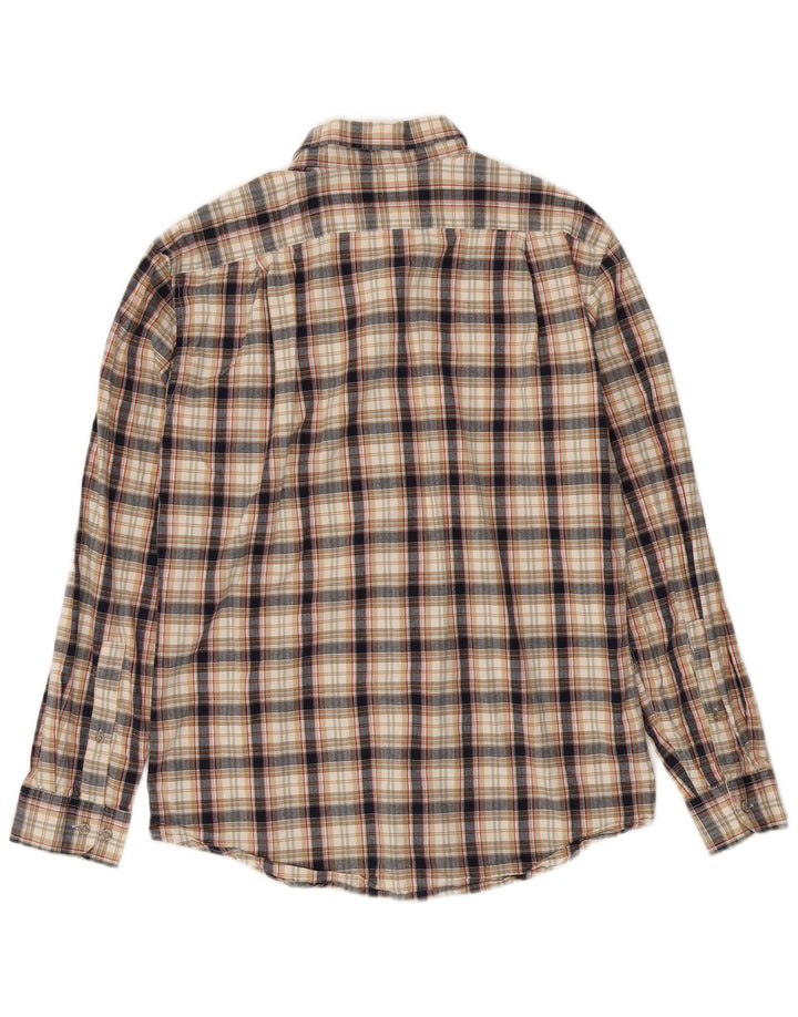 Eddie Bauer Camicia da uomo in flanella dalla vestibilità classica, piccolo cotone a quadri multicolore