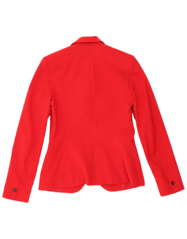 Giacca blazer oversize a 1 bottone da donna Zara EU 34 2XS poliestere rosso