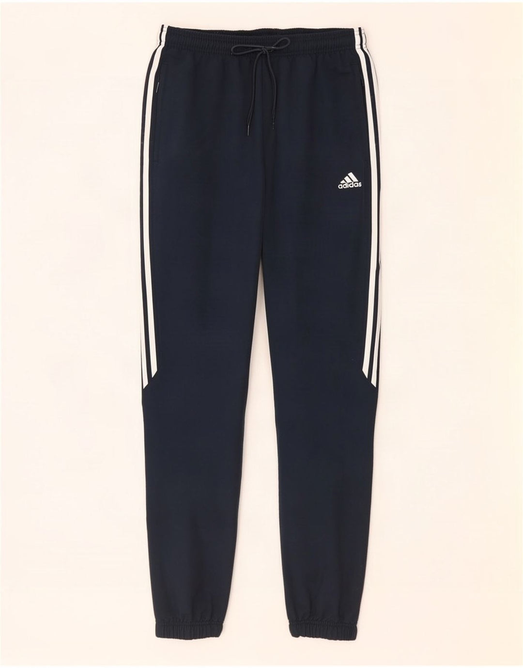 Pantaloni da tuta da uomo Adidas Joggers grandi in poliestere blu navy