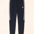 Pantaloni da tuta da uomo Adidas Joggers grandi in poliestere blu navy