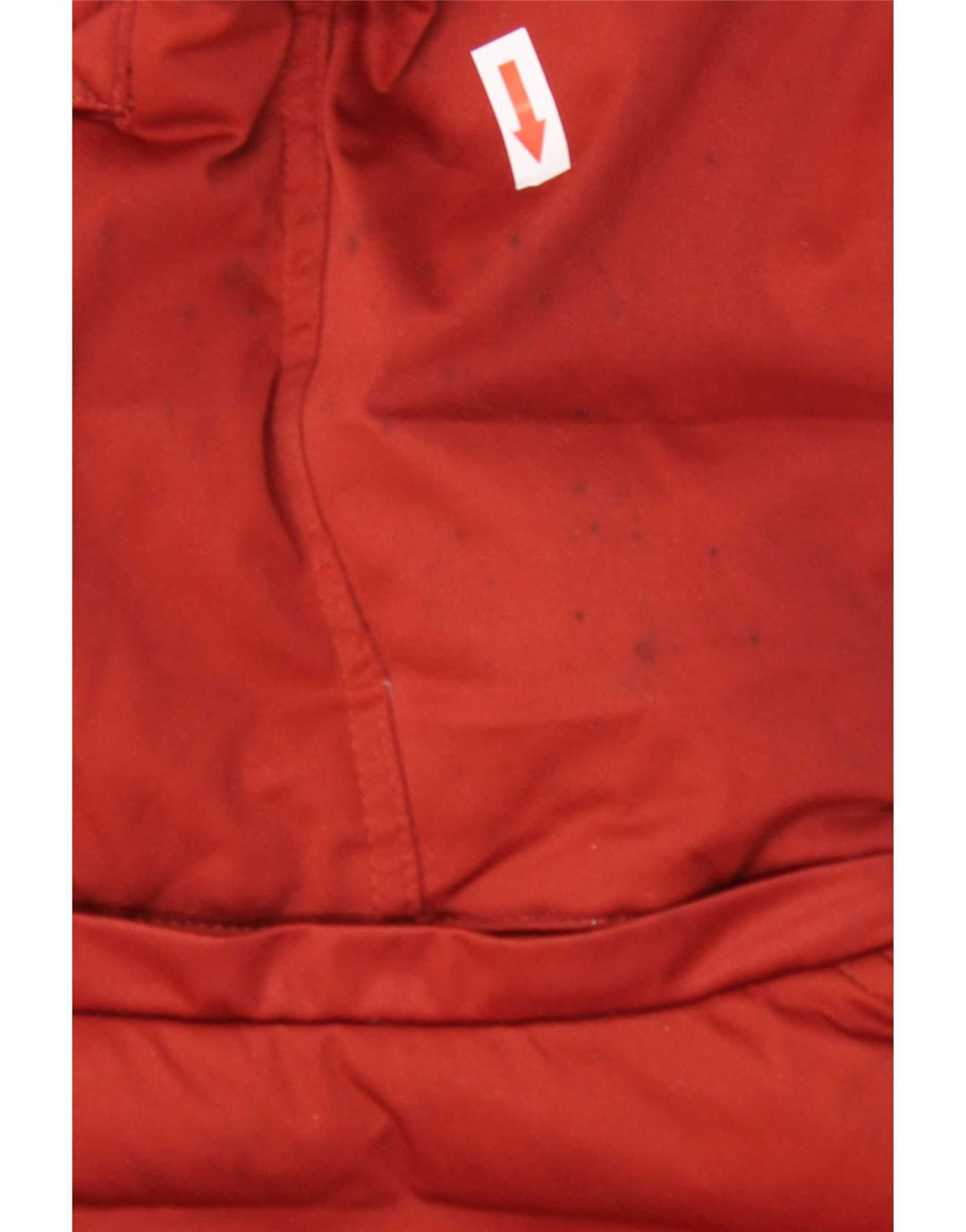 Giacca imbottita corta con cappuccio da uomo Zara UK 40 poliestere rosso medio