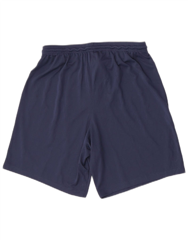 Pantaloncini sportivi Nike Dri Fit Slim Fit da uomo, grandi, in poliestere blu navy