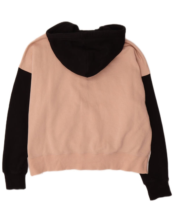 Felpa con cappuccio e zip da donna Champion UK 10 Small Off White Colourblock