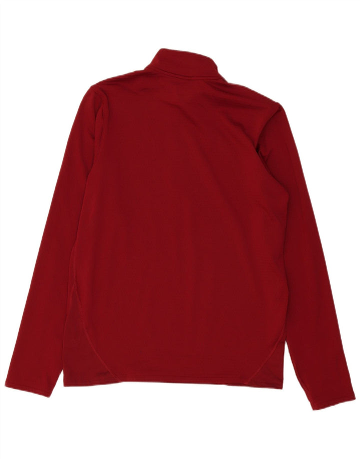 Top da tuta pullover con zip da uomo Under Armour Bordeaux medio