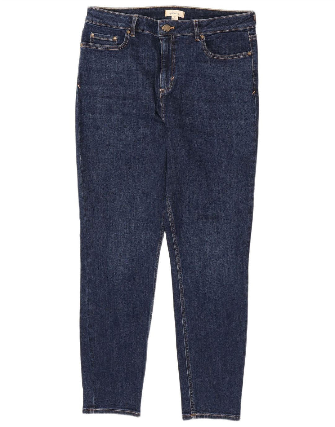 JOULES Jeans skinny da donna UK 14 Large W32 L28 Cotone blu navy