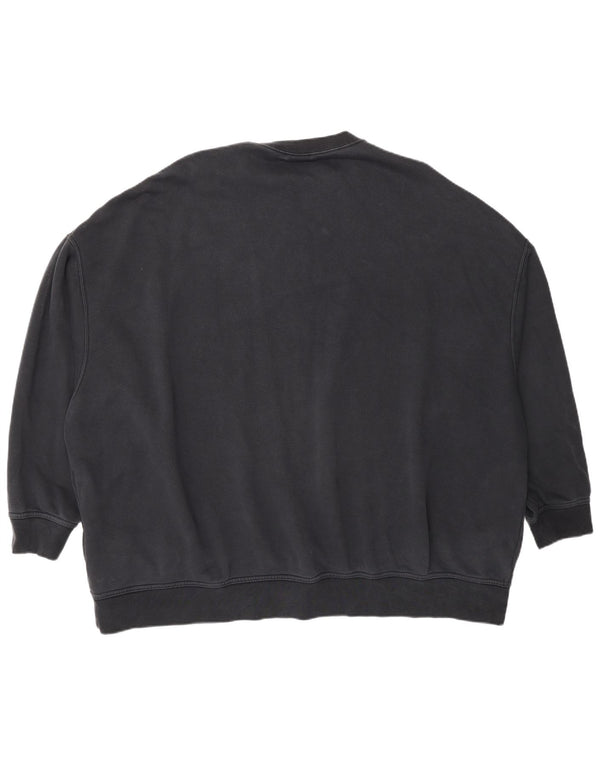 Felpa oversize da donna Nike Jumper UK 18 XL cotone nero