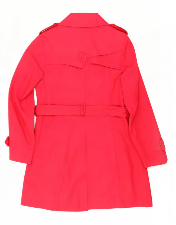 Trench da donna Dkny UK 14 cotone rosa medio