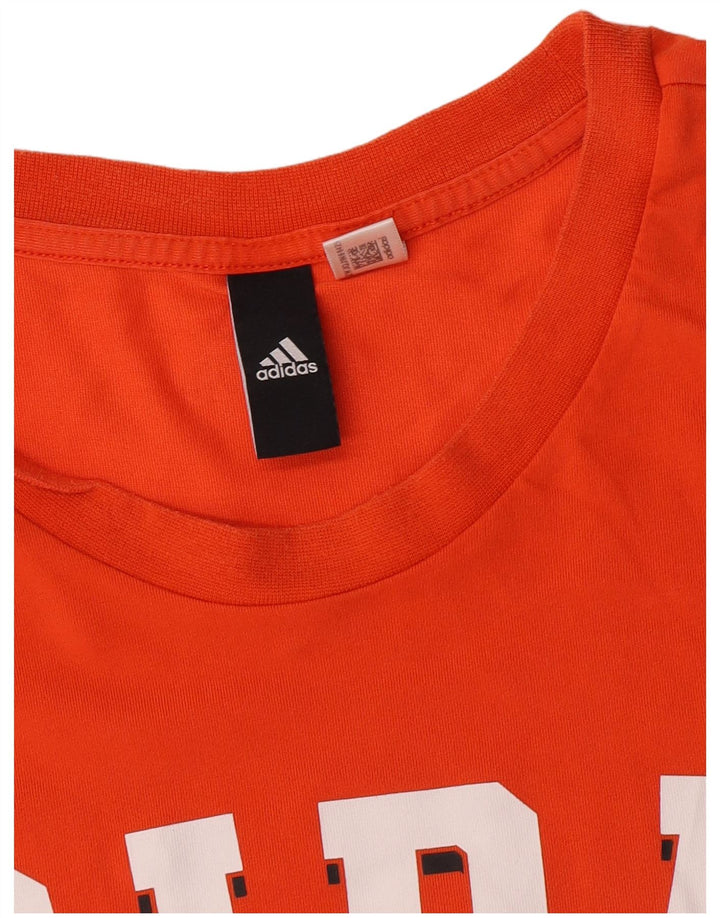 T-shirt grafica da uomo Adidas Top 2XL arancione