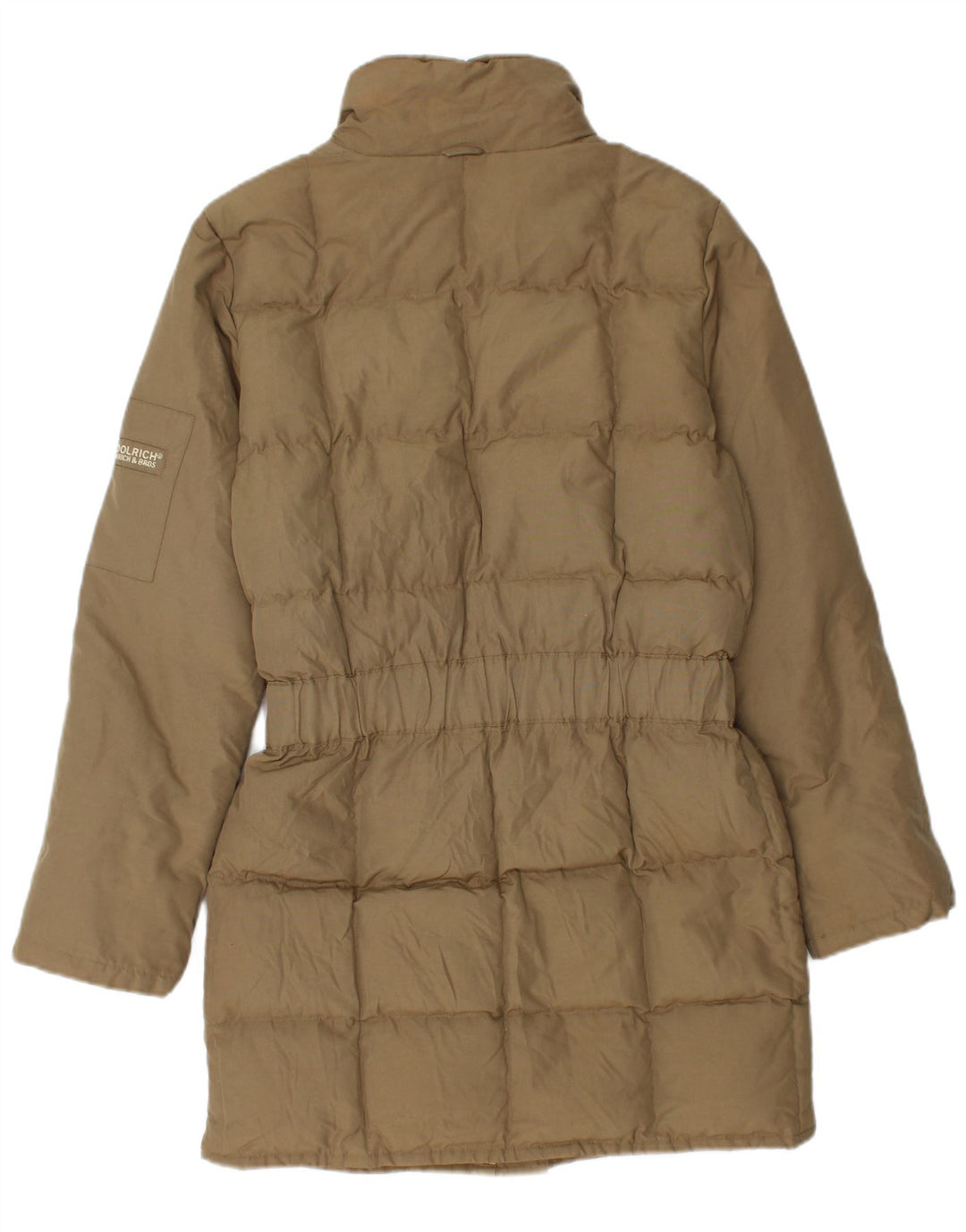 Cappotto imbottito oversize da donna Woolrich UK 6 XS cotone kaki