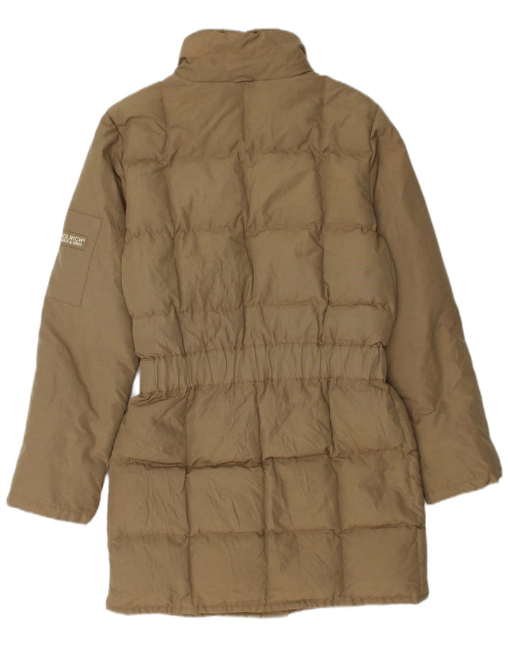 Cappotto imbottito oversize da donna Woolrich UK 6 XS cotone kaki