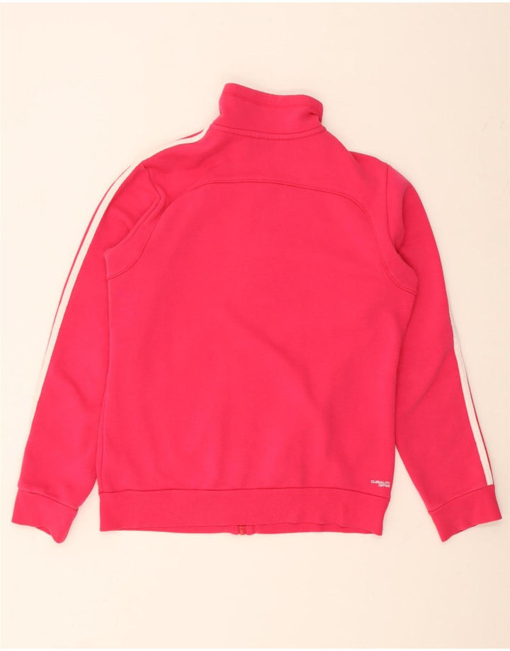 Giacca da tuta da donna Adidas UK 12/14 Cotone rosa medio