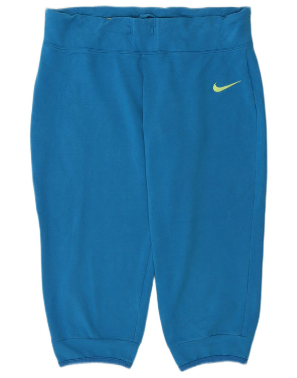 Pantaloni da tuta da jogging Nike Dri Fit Capri da donna US 12/14 Large Blu
