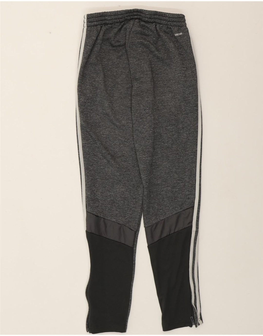 Pantaloni da tuta ADIDAS Aeroready da donna UK 8 Small Grigio Colourblock