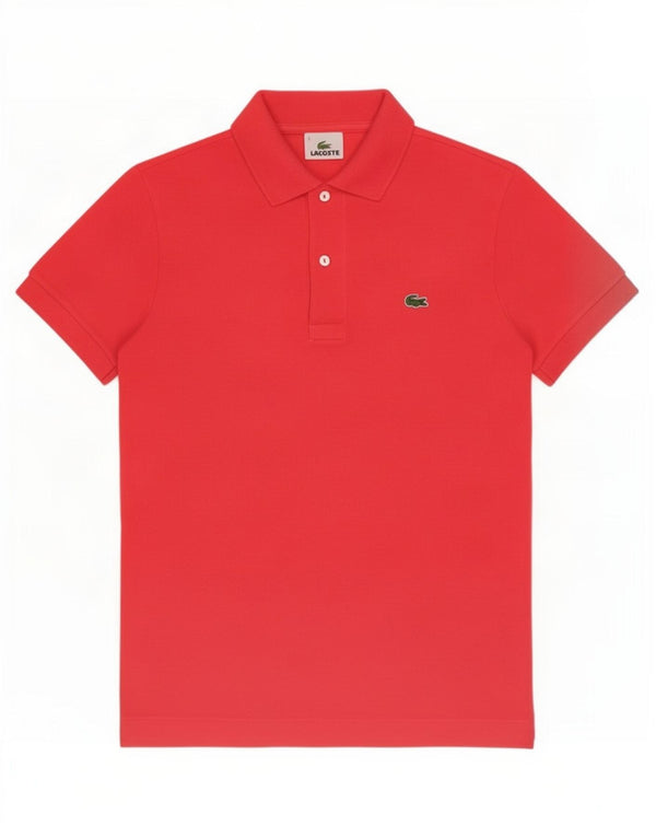 Polo da uomo Lacoste taglia 2 XS in cotone rosa