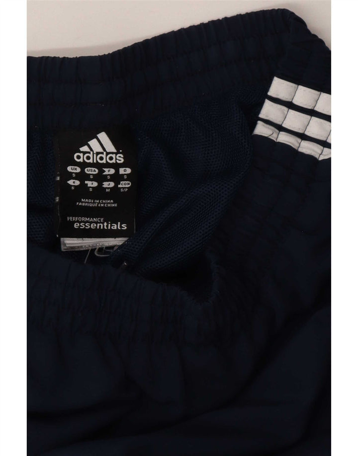 Pantaloni da tuta da uomo Adidas Climalite Joggers piccoli in poliestere blu navy