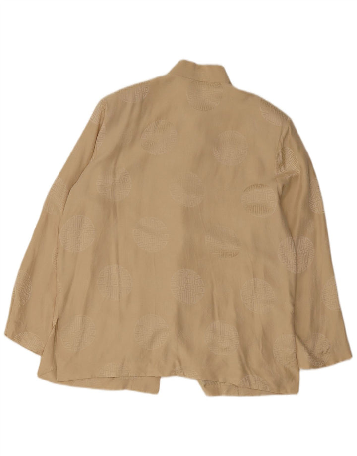 Camicetta da donna con motivo astratto Balloon IT 42 Seta beige medio