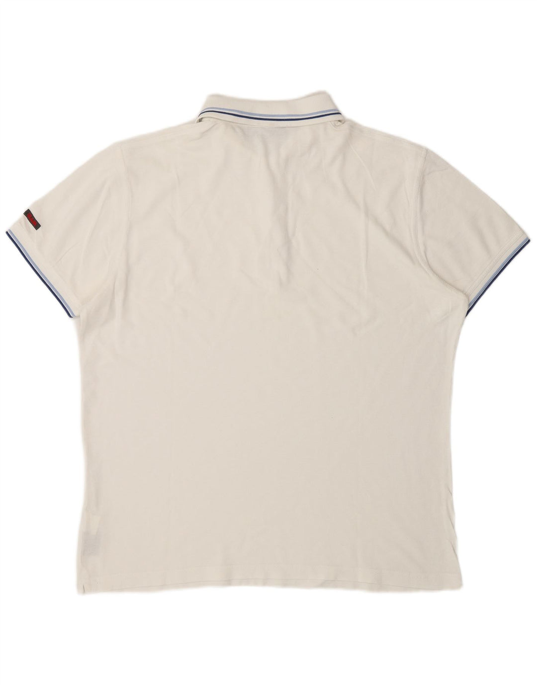 SLAM Mens Polo Shirt Large White Cotton