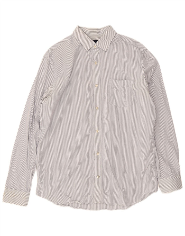 Camicia da uomo Gap Large in cotone gessato blu